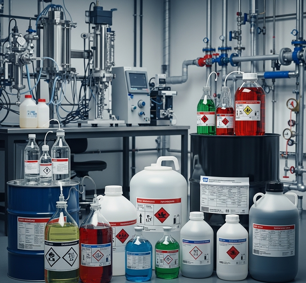 Managing Procurement of Industrial Chemicals and Processing Agents
