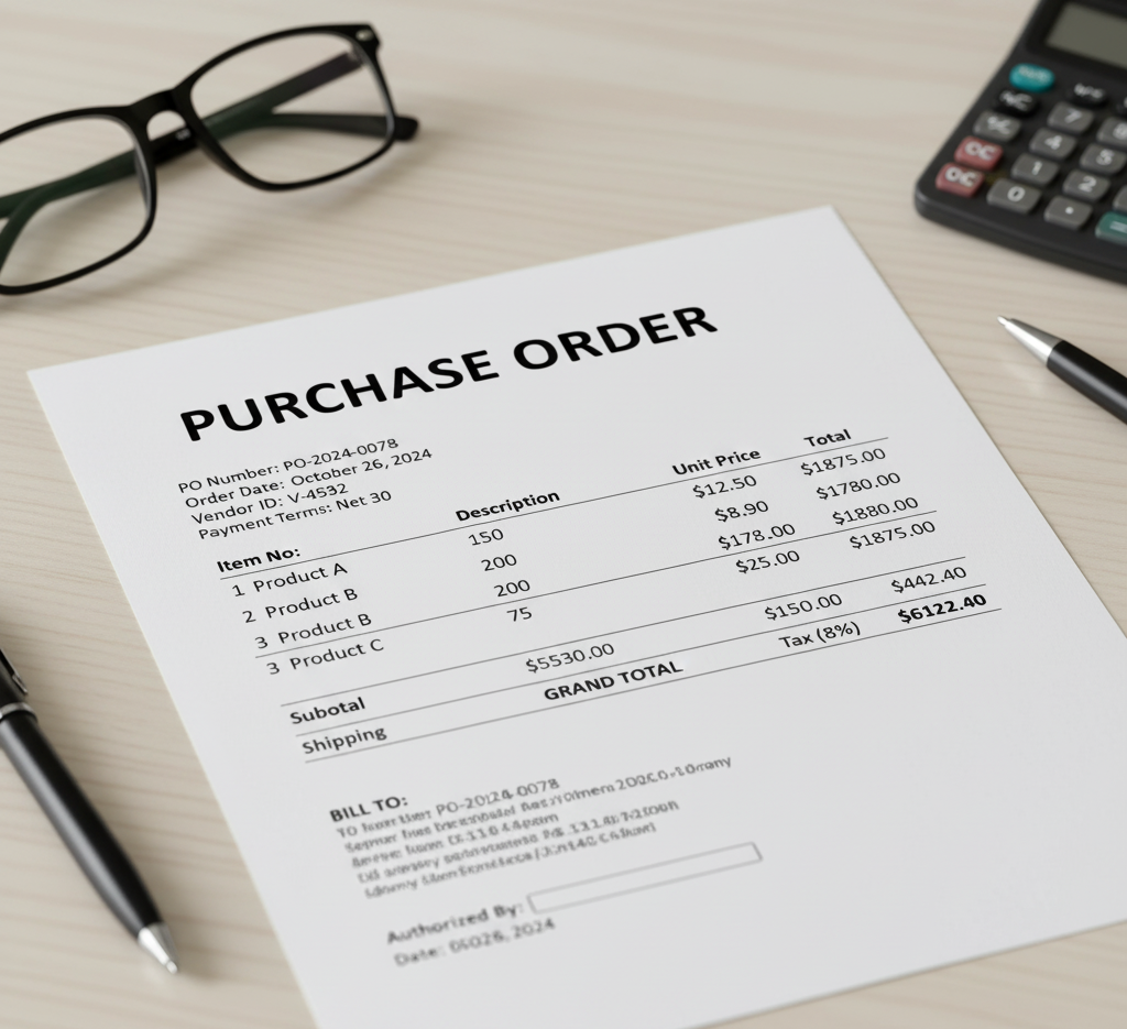 What Should Be Included in a Purchase Order Form?