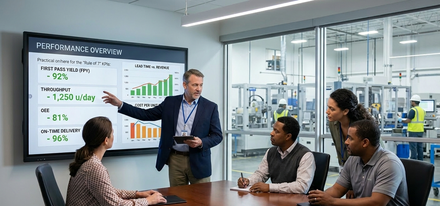 How to Decide Which KPIs to Track in Your Manufacturing Shop: A Step-by-Step Framework for SMBs