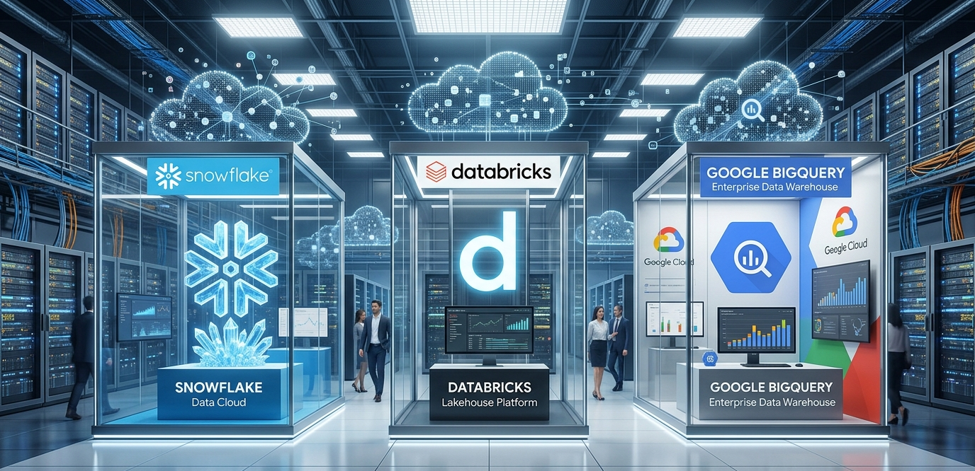 Cloud Data Warehouse Showdown: What Snowflake, Databricks, and BigQuery Mean for Manufacturers