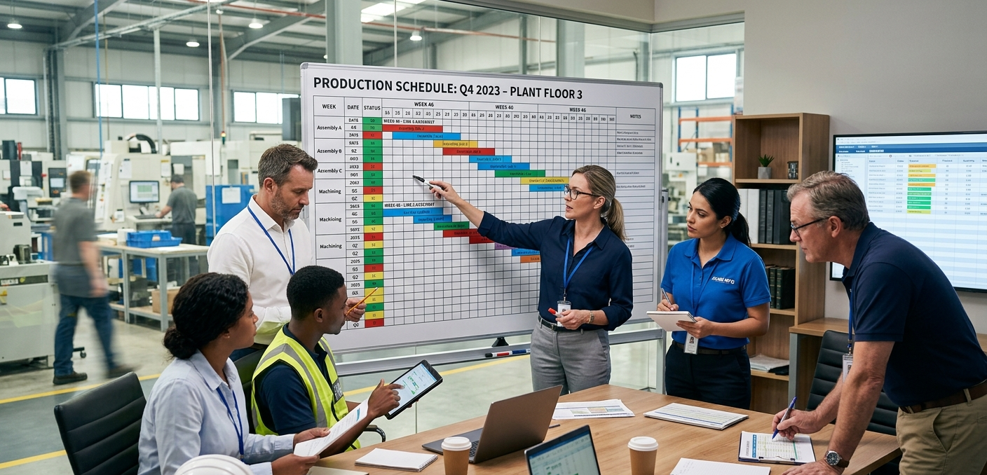 The Shop Floor Reality Gap: Why Manufacturing Schedules Break—and How to Fix & Prevent It