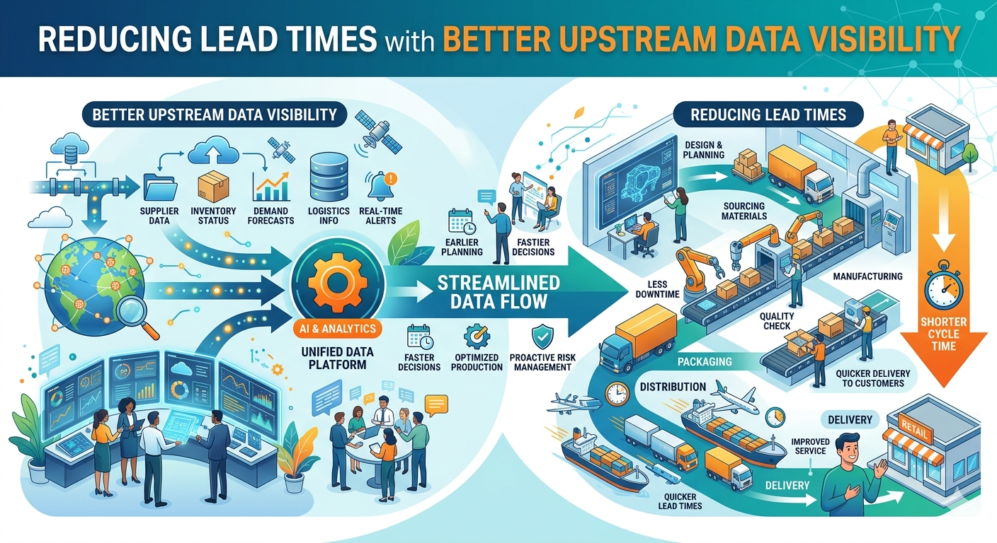 How Manufacturers Are Reducing Lead Times with Better Upstream Data Visibility