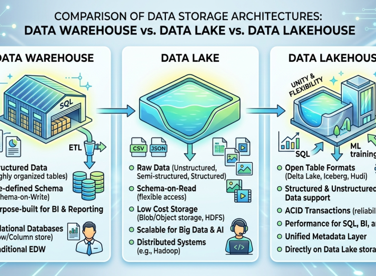 Data Warehouse vs. Data Lake vs. Lakehouse: Which Is Right for Your Manufacturing Operation